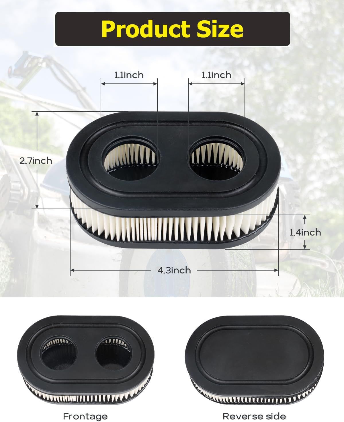 Air Filter Cleaner For Lawn Mower Easy to Operated High Quality Materials view 3