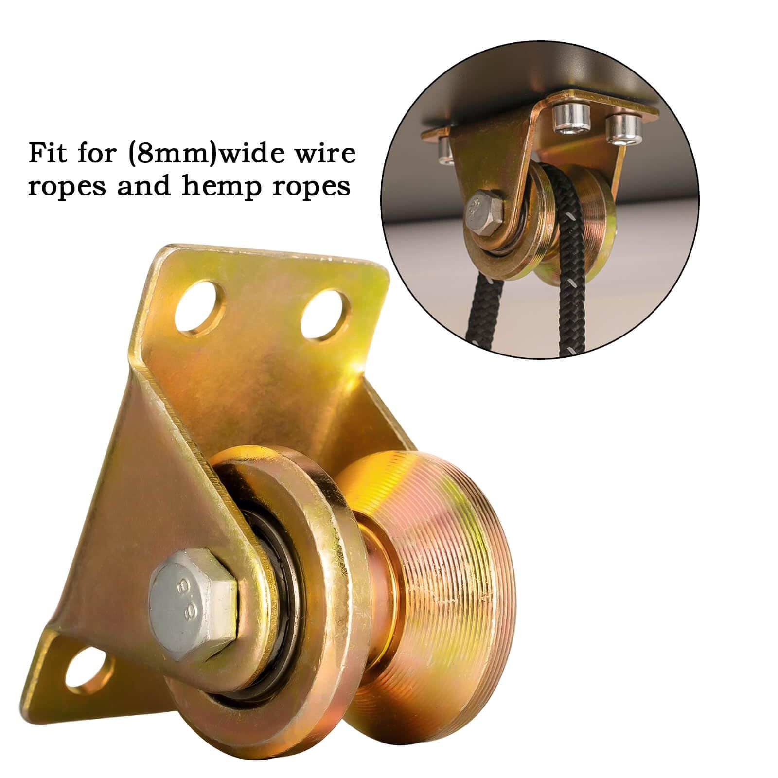 32mm Small Pulley Wheel Galvanize for Rope view 3