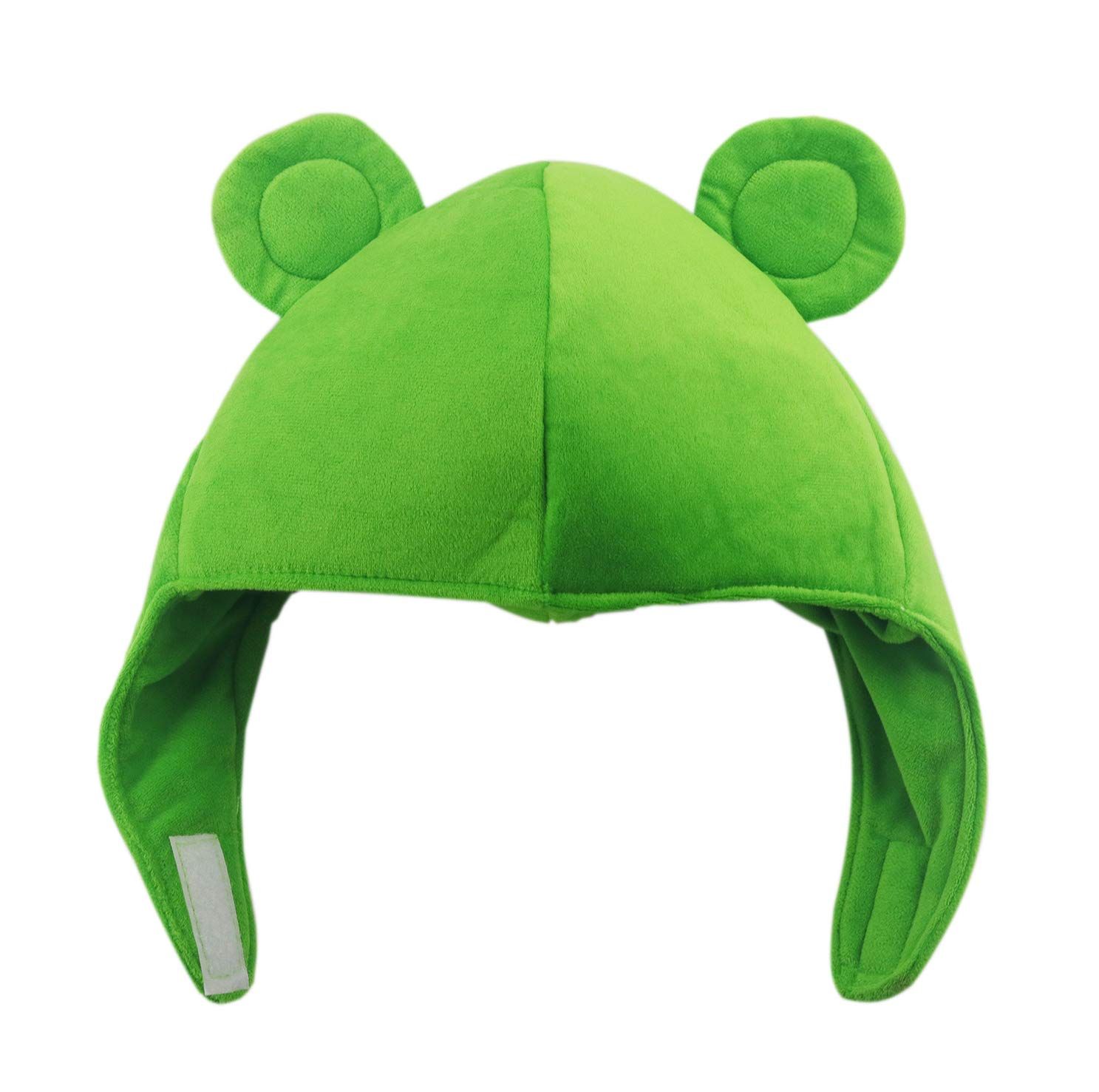 Cute Plush Frog Hat Cap for Halloween Costume Cosplay Party Made of soft and view 3