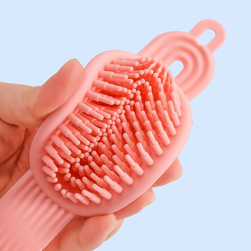 Silicone Washing Head Brush Scalp Massager Shampoo Brush Hair Scalp Scrubber view 3