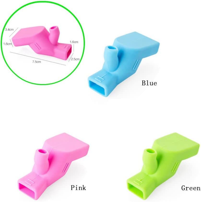 3 Pieces Assorted Color Silicone Faucet Extender Tooth Brushing Gargle Hand view 5