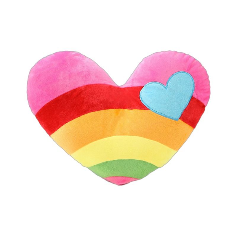 1pc Heart Cushion Heart Throw Home Décor Aesthetic Pillows Blanket for Kids view 2
