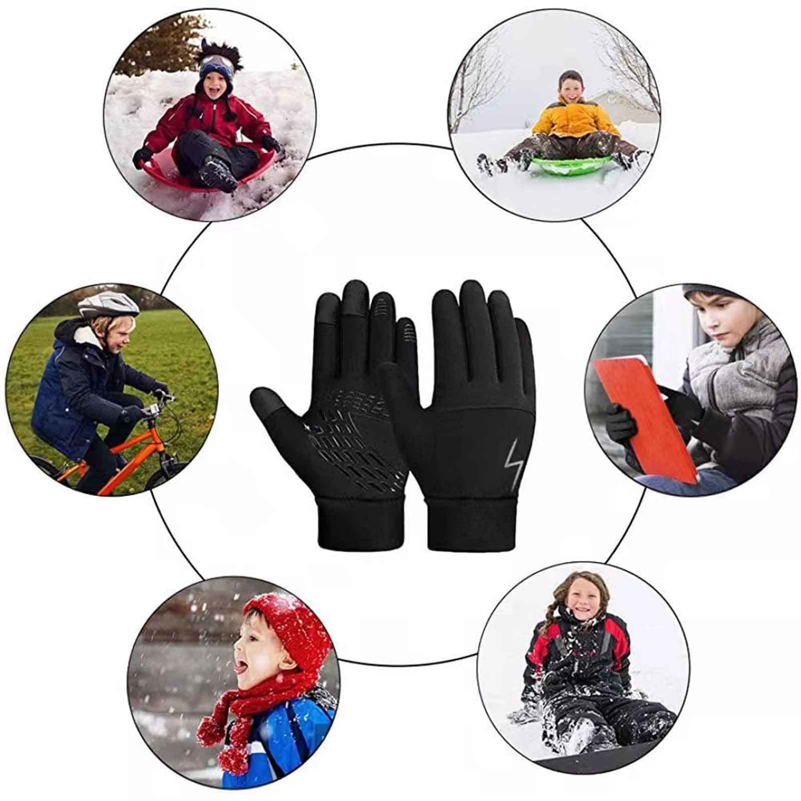 Winter Thicken Thermal Gloves Lightweight Anti-Slip Touch Screen Gloves view 2