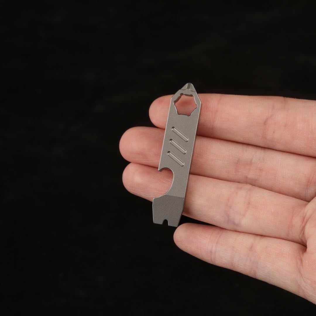 Titanium Pry Bar with Bottle Opener Function (Mini Pry bar)Mini pry bar view 2