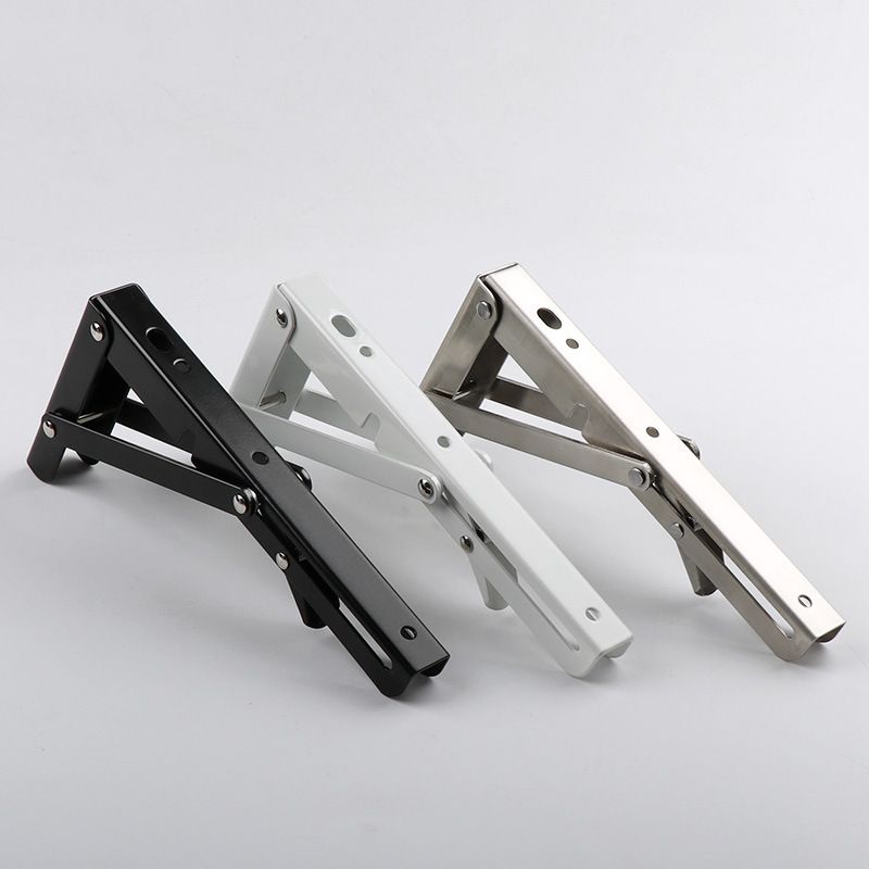 Folding Shelf Brackets - Heavy Duty Stainless Steel Collapsible Shelf Bracket view 5