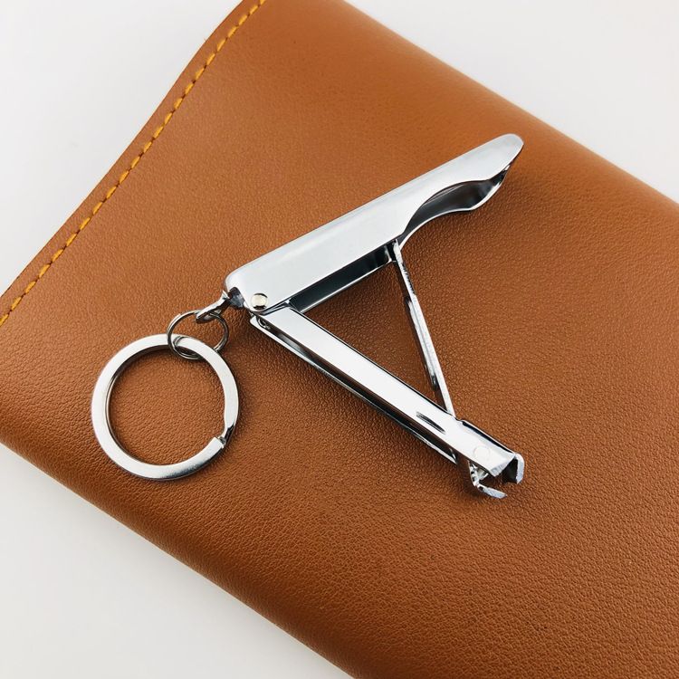 1 Nail Cutter Bottle Opener Stainless Foldable for Key Nail Cutter Pocket Tool view 2