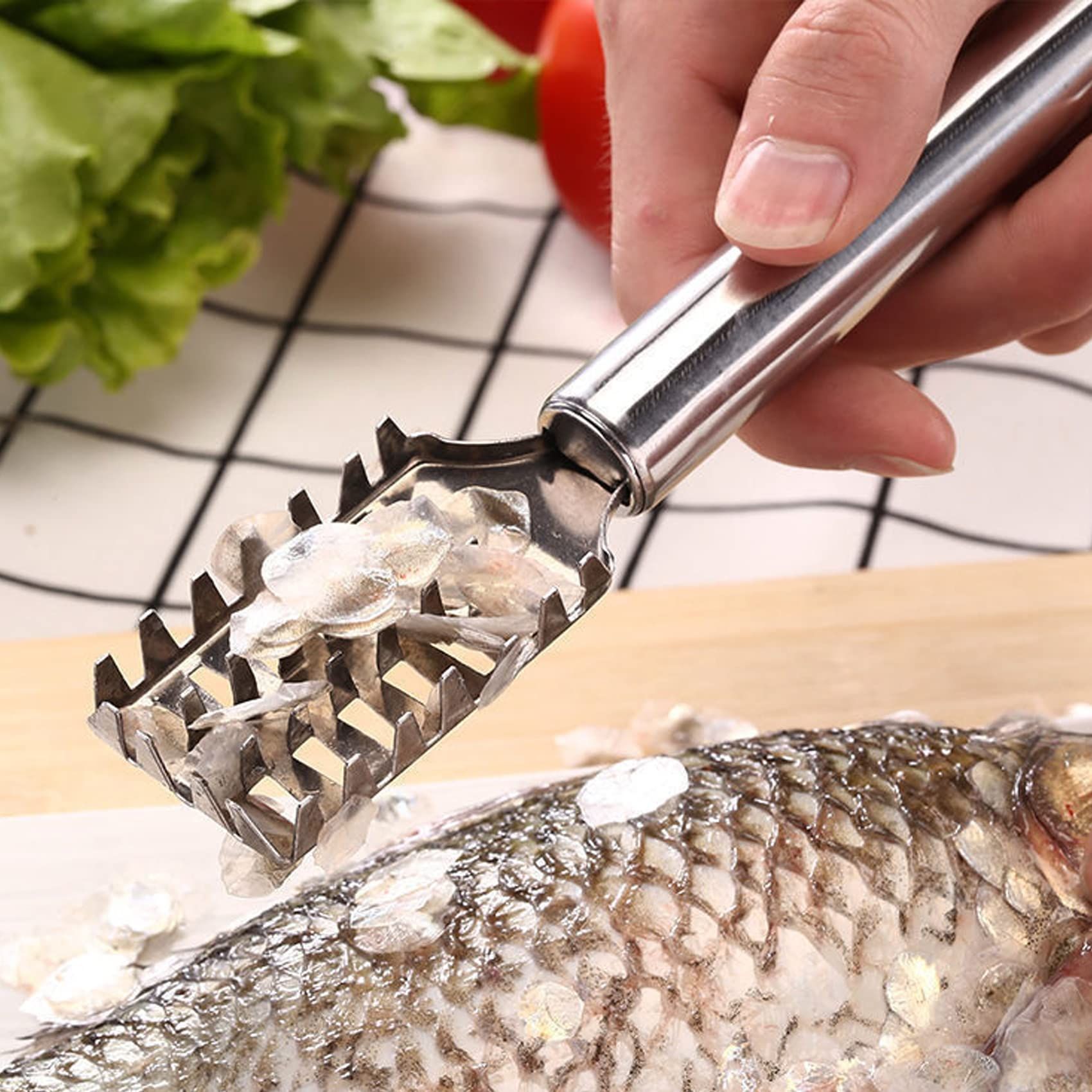 Fish scale remover fish scale brush view 3