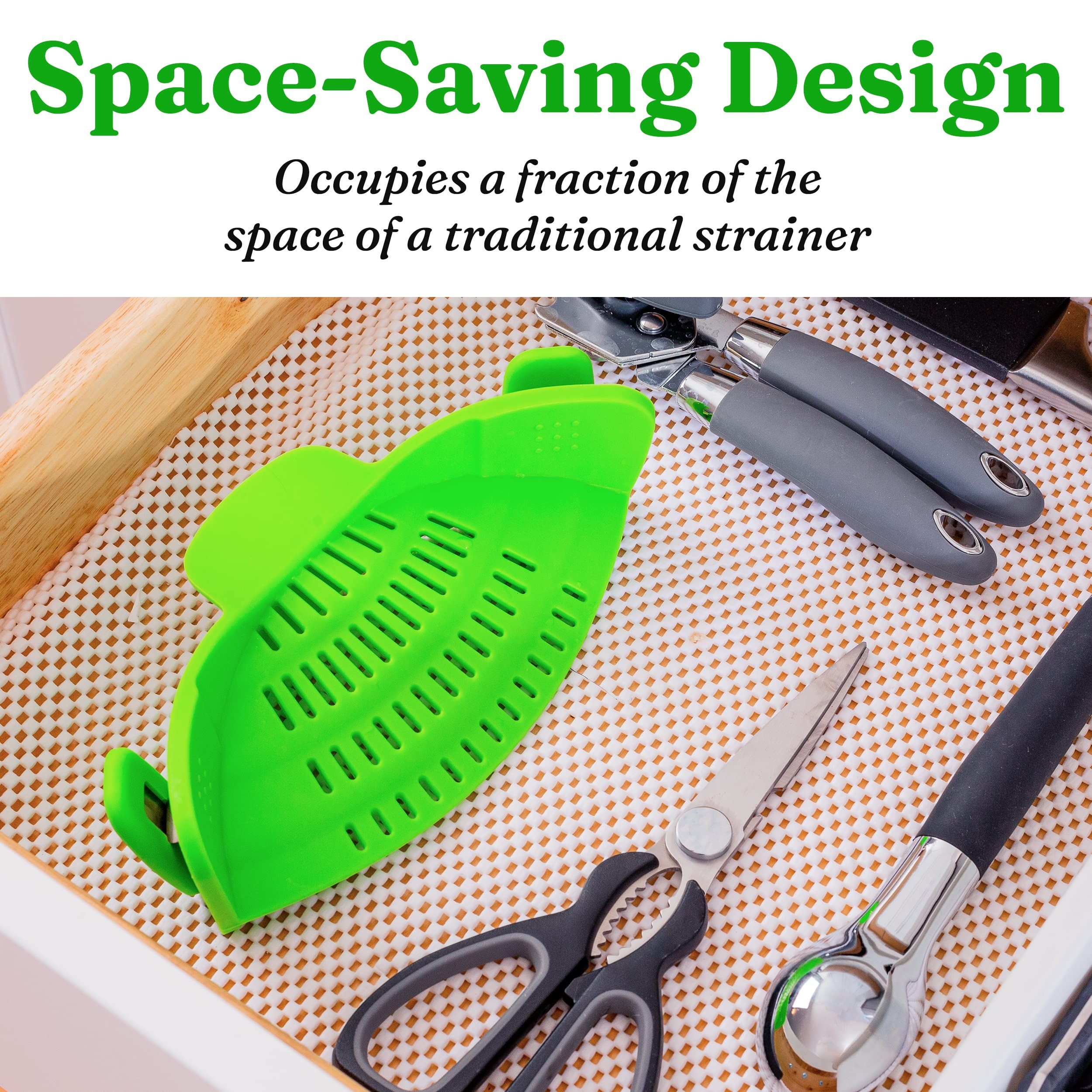 Strainer - Adjustable Silicone Clip On Strainer for Pots view 4