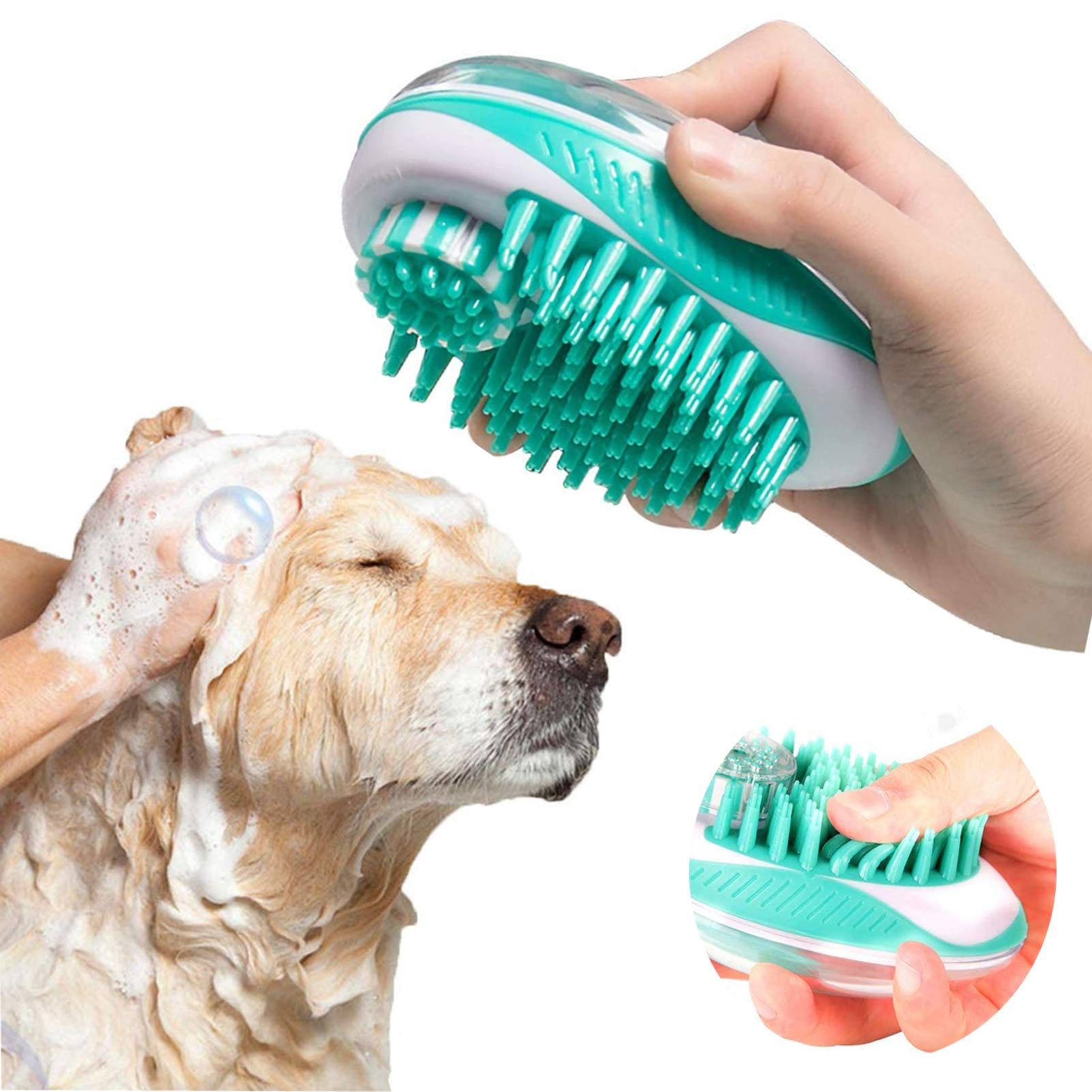 2 in 1 Pet Brush Bath Massage Brush — image 1