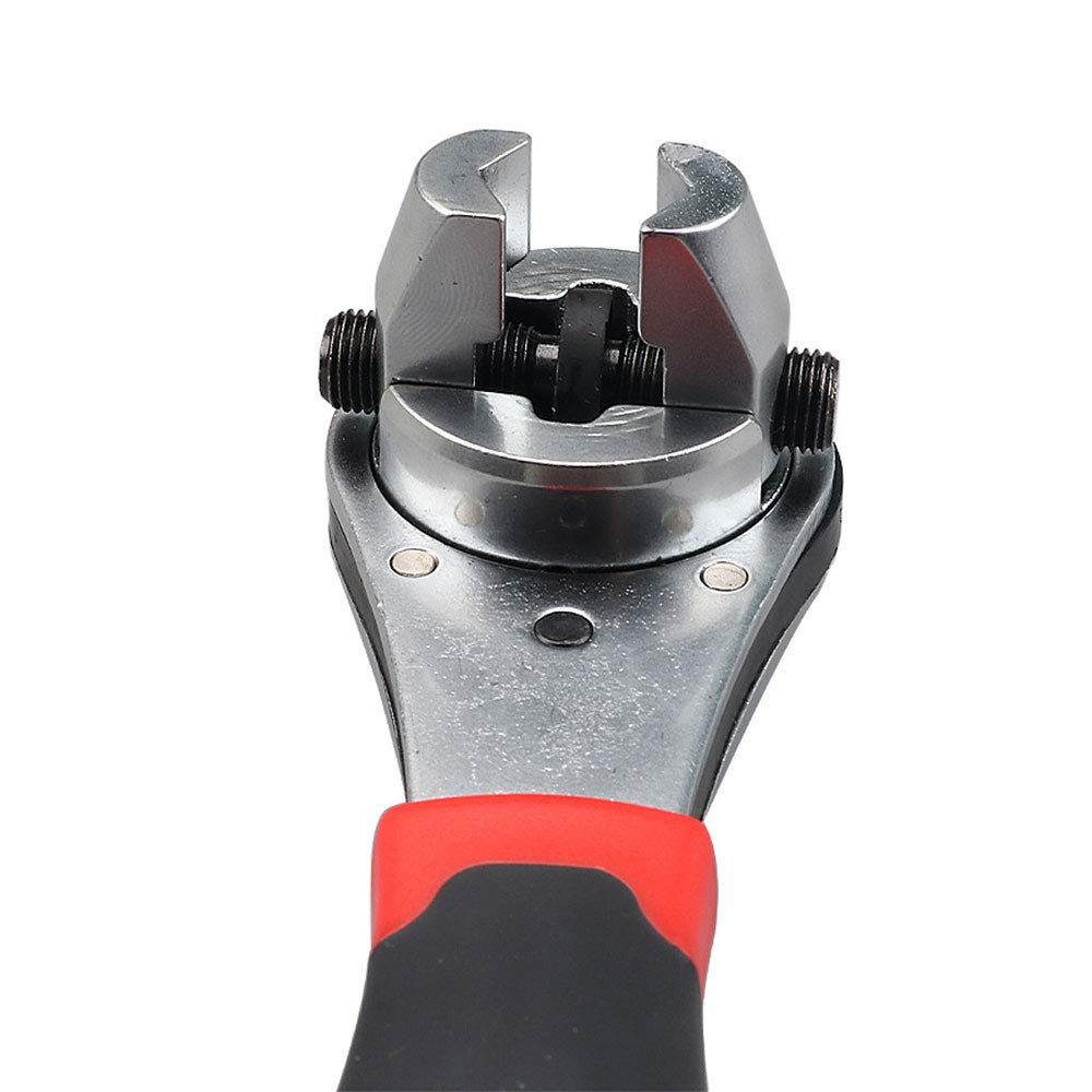 Adjustable Ratchet Wrench Universal Adjustable Socket Wrench for 6-22mm Screw view 2