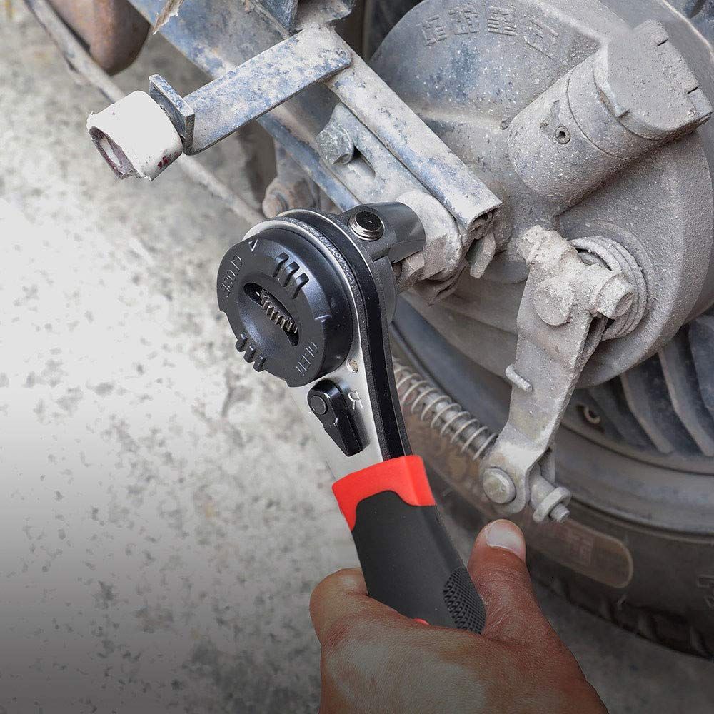Adjustable Ratchet Wrench Universal Adjustable Socket Wrench for 6-22mm Screw view 3