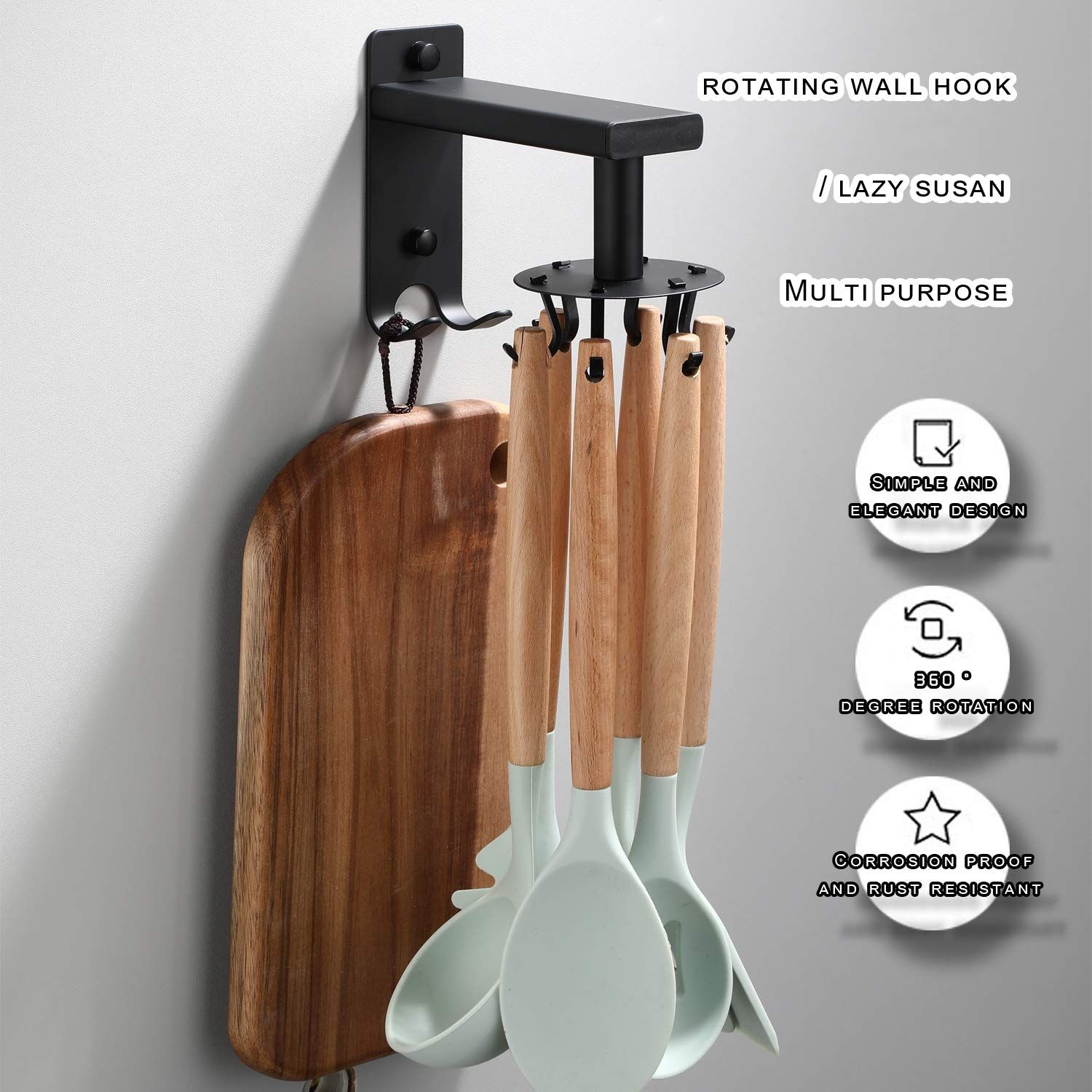 Wall-mounted Utensils Hanger view 2