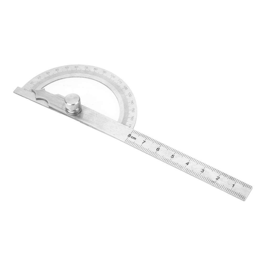 Ruler, Stainless Steel Protractor Goniomete30cm Ruler 180 Degrees Angle Finder view 5