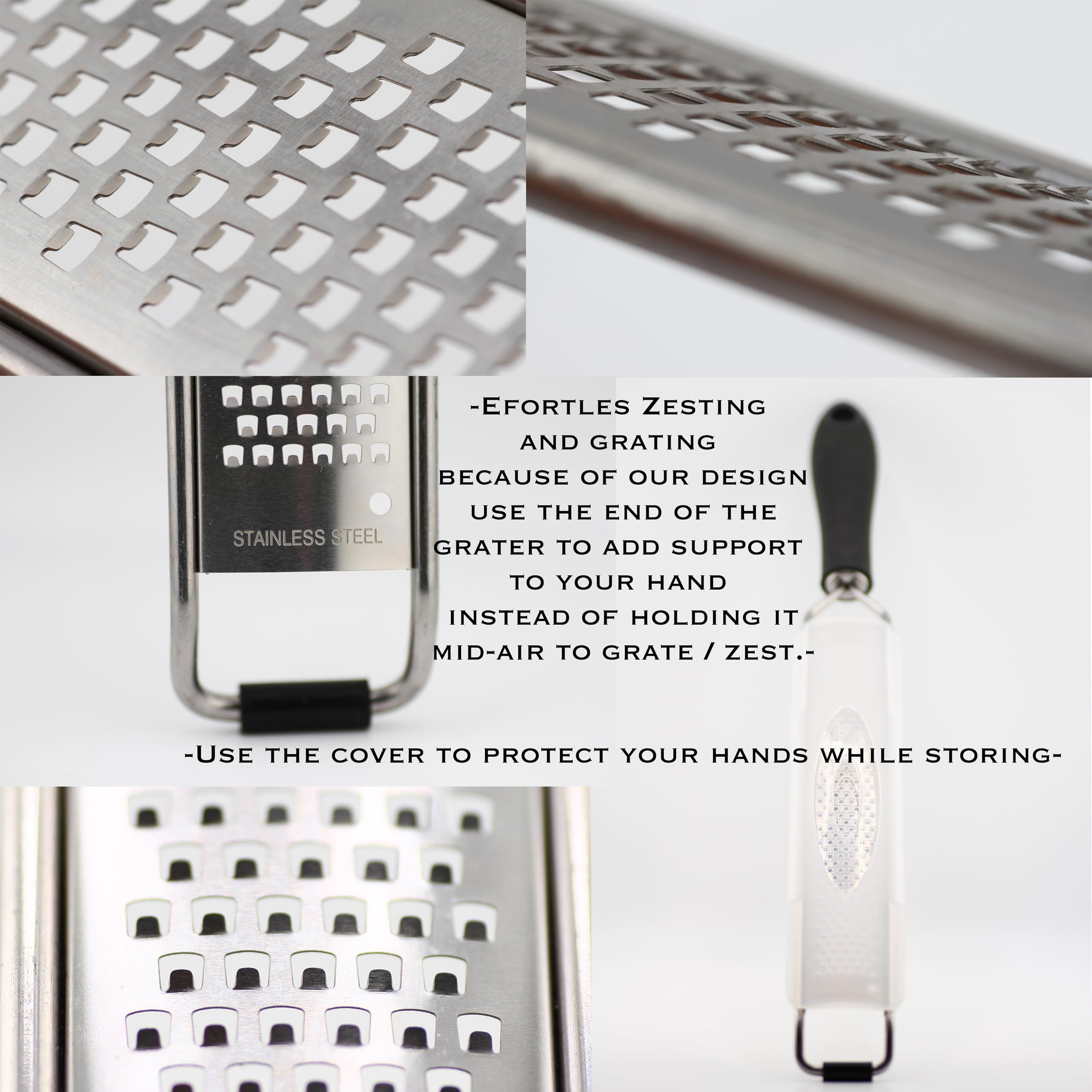 Cheese Grater and Lemon Zester for Parmesan Cheese view 5