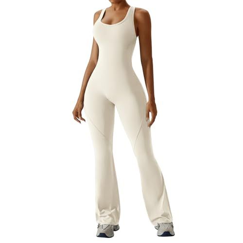 Women's Cut-out Back Flared Jumpsuit view 4