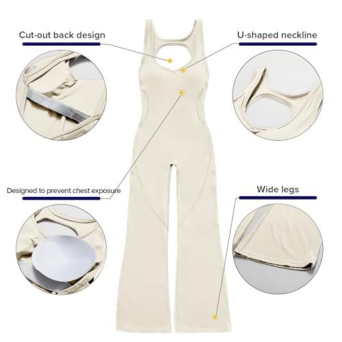 Women's Cut-out Back Flared Jumpsuit view 2