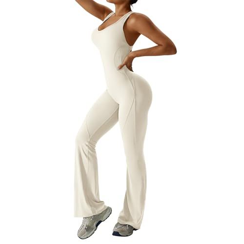 Women's Cut-out Back Flared Jumpsuit view 3