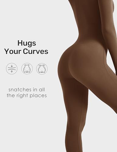 Long-Sleeve Zip-Up Bodycon Jumpsuit for Yoga view 4