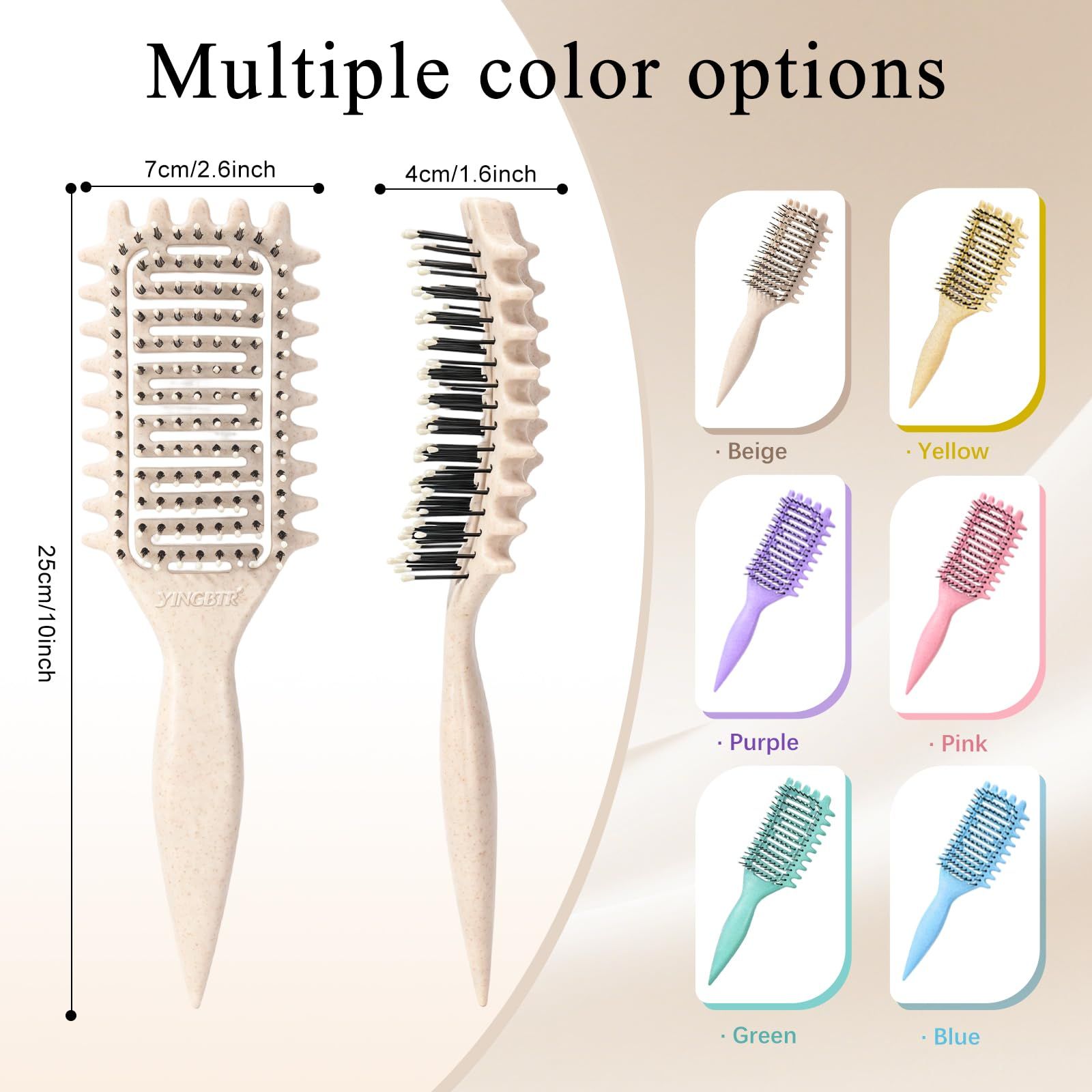 3PCSVentilation Hair Brush for Detangling view 4
