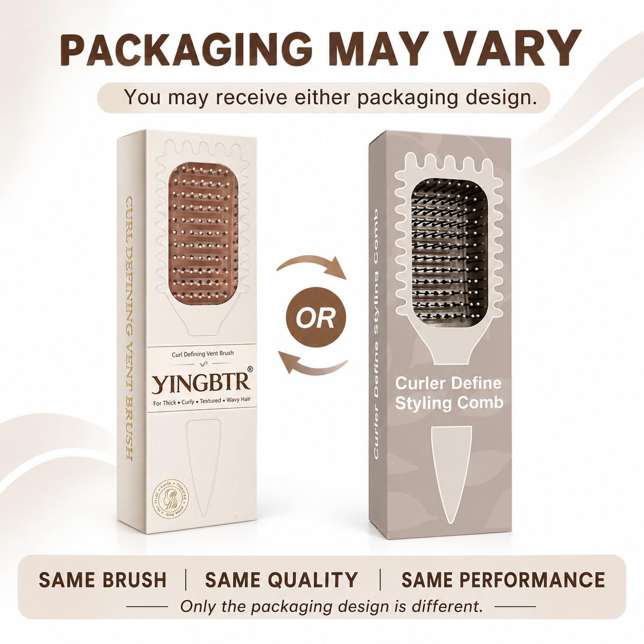 3PCSVentilation Hair Brush for Detangling view 5