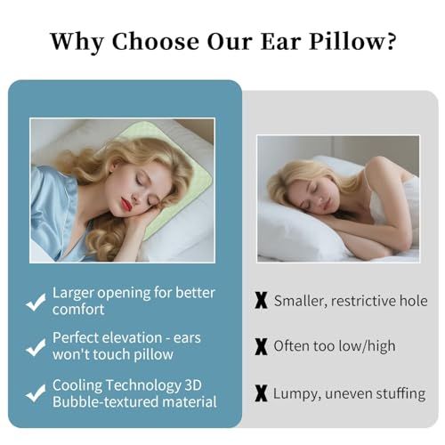Cooling Ear Pillow for Side Sleepers view 6