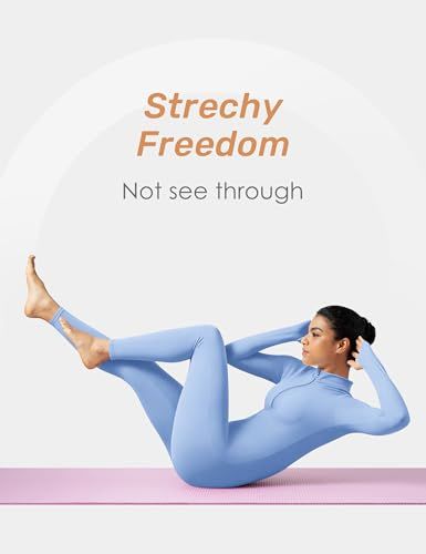 Long-Sleeve Zip-Up Bodysuit for Yoga view 4