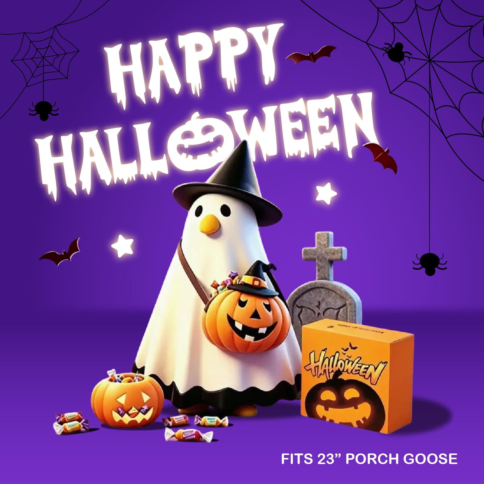 Halloween Ghost Goose Outfit Kit view 6