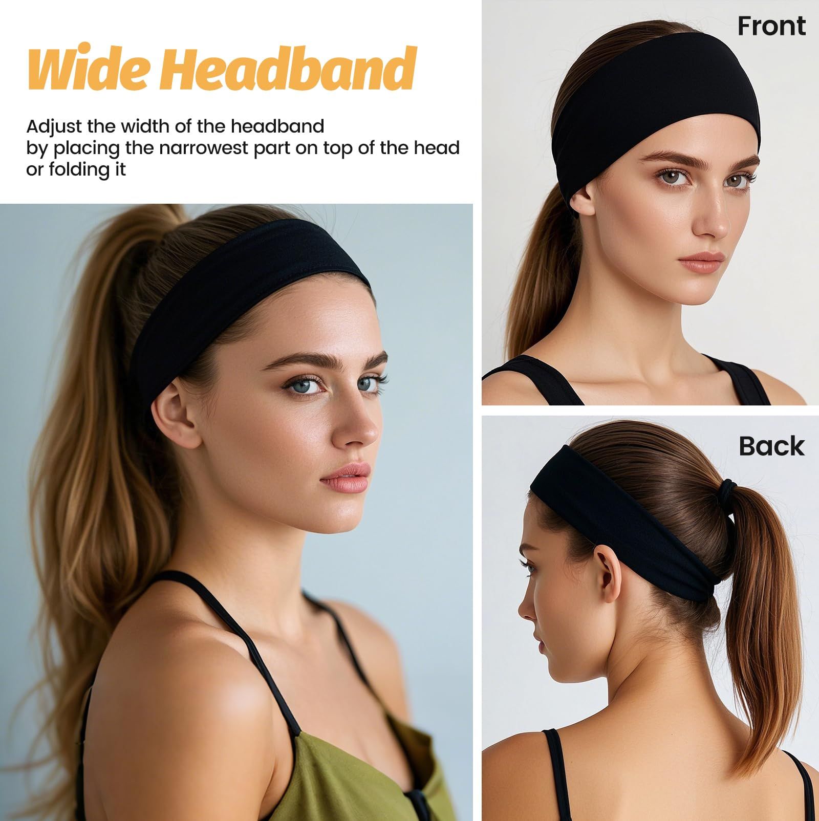6pcsVersatile Stretch Headbands for Yoga view 5