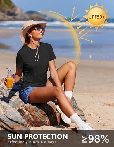 Versatile Soft Crew Neck Short Sleeve Top for Workouts view 4