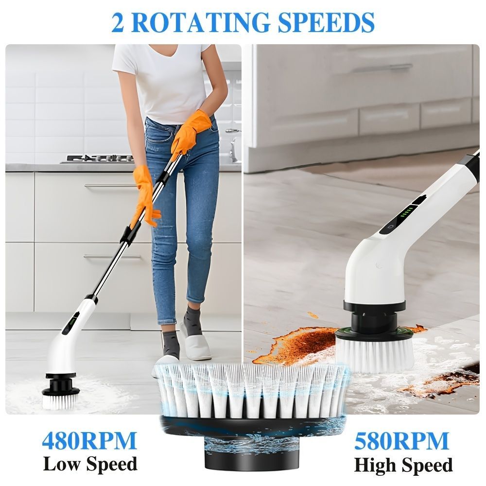 Electric Cleaning Brush Cordless Cleaning Brush Household Cleaning Tool view 9