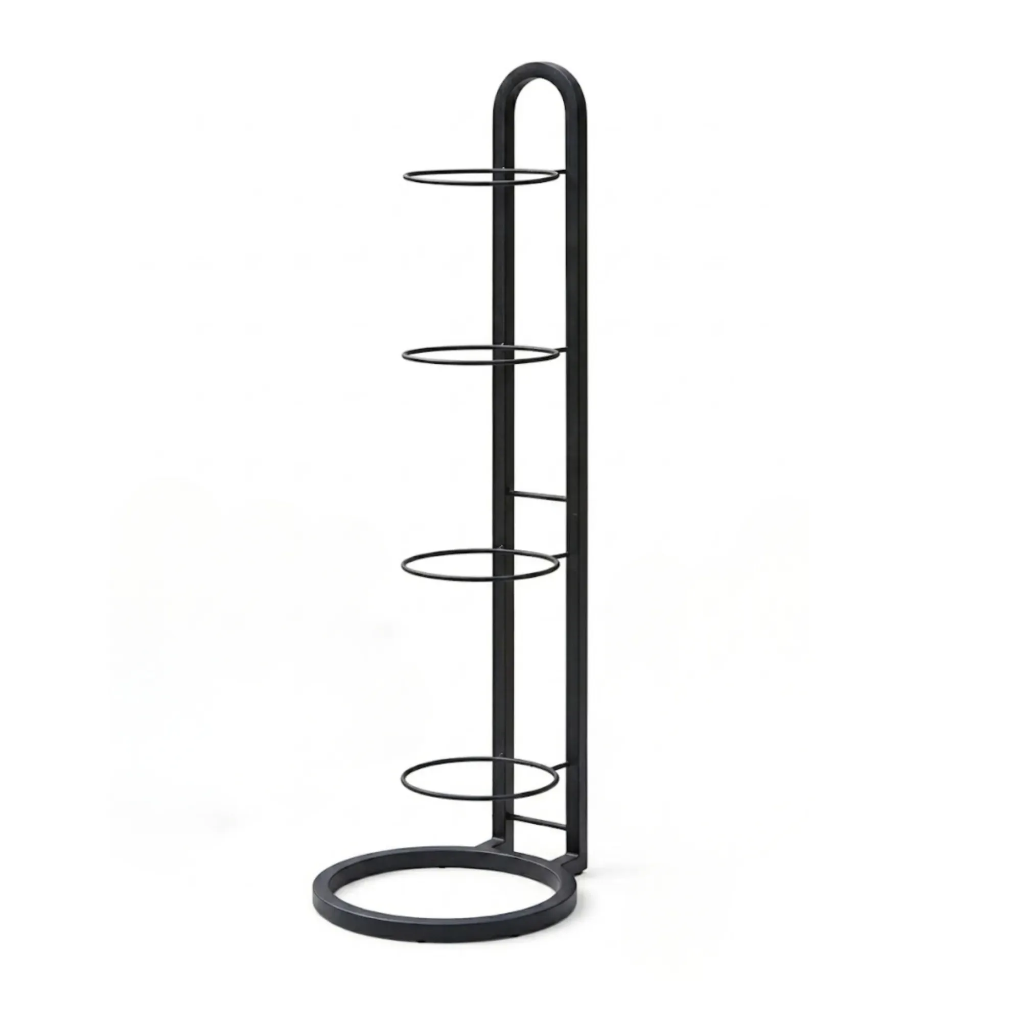 CARLA HOME 4 Tier Ball Storage Rack - Vertical Metal Stand - Black view 9