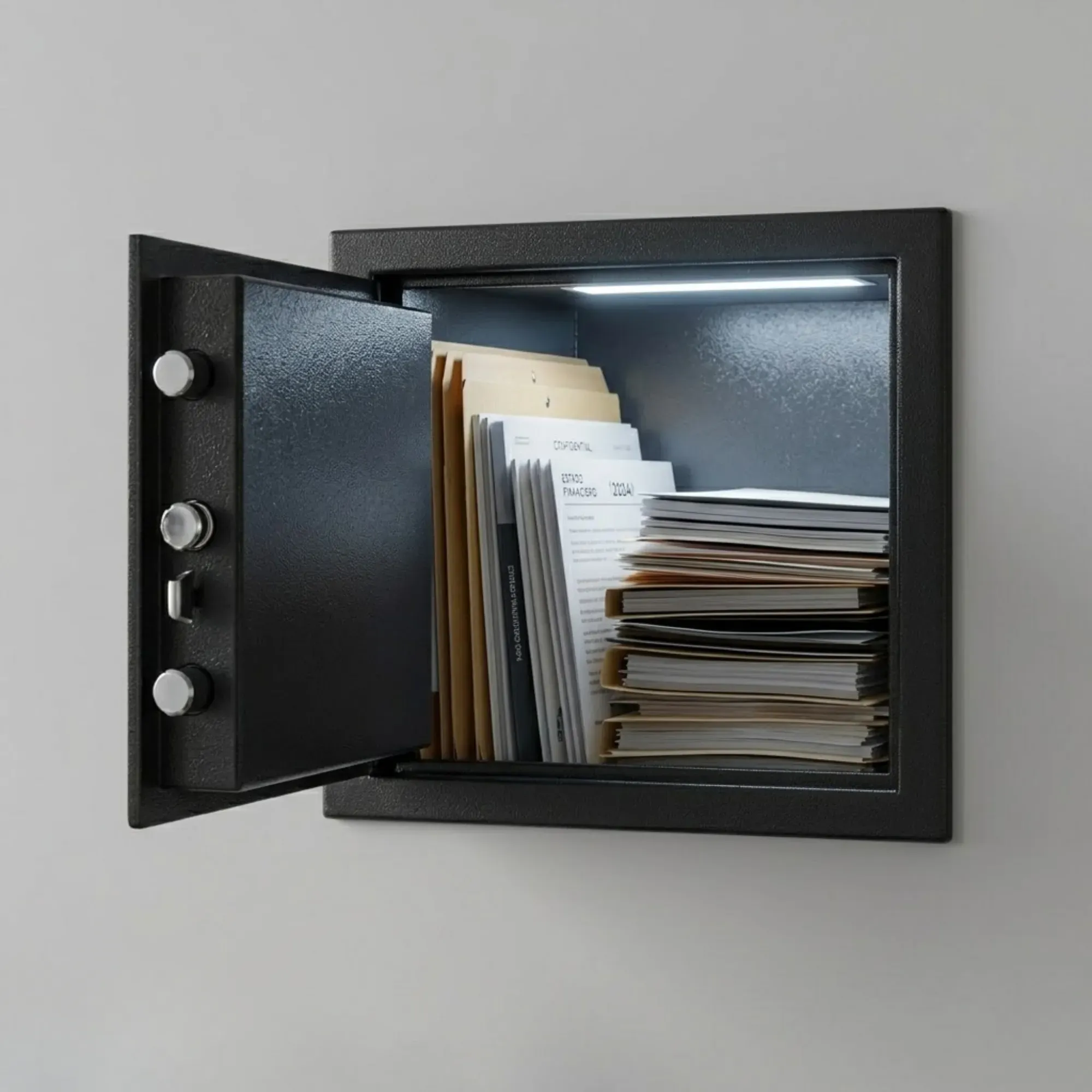 CARLA HOME Electronic Safe Box - Money Safe with Deposit Slot - Black - Cash view 7
