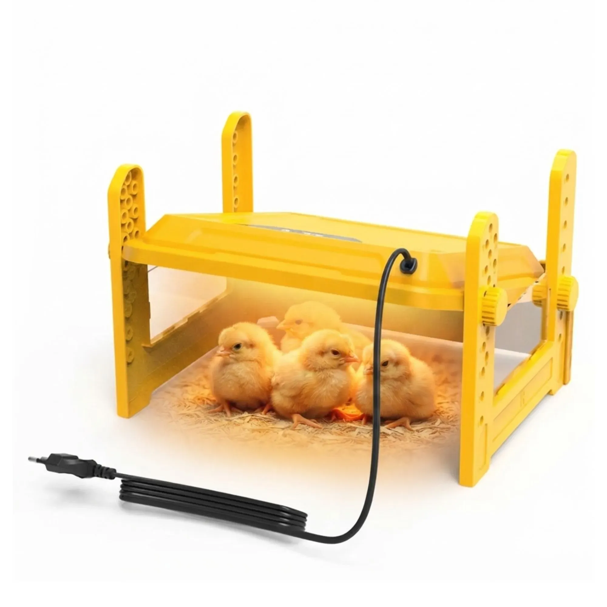 CARLA HOME Upgraded Chick Brooder Heating Plate - Adjustable Height - Yellow — image 1