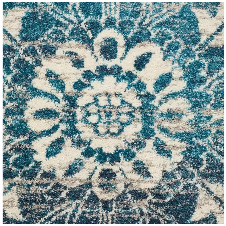 Blue Indoor Rug 400 x 300cm - Soft Material for Home Use view 7