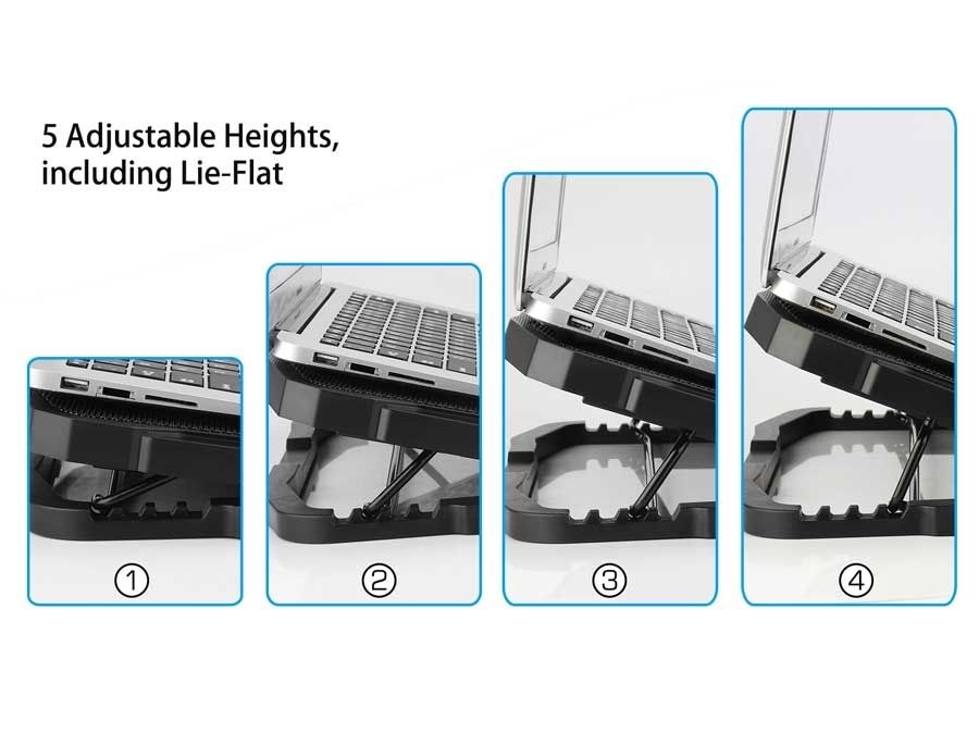 OXHORN LC-1701 Laptop Cooling Stand High Adjustable view 4