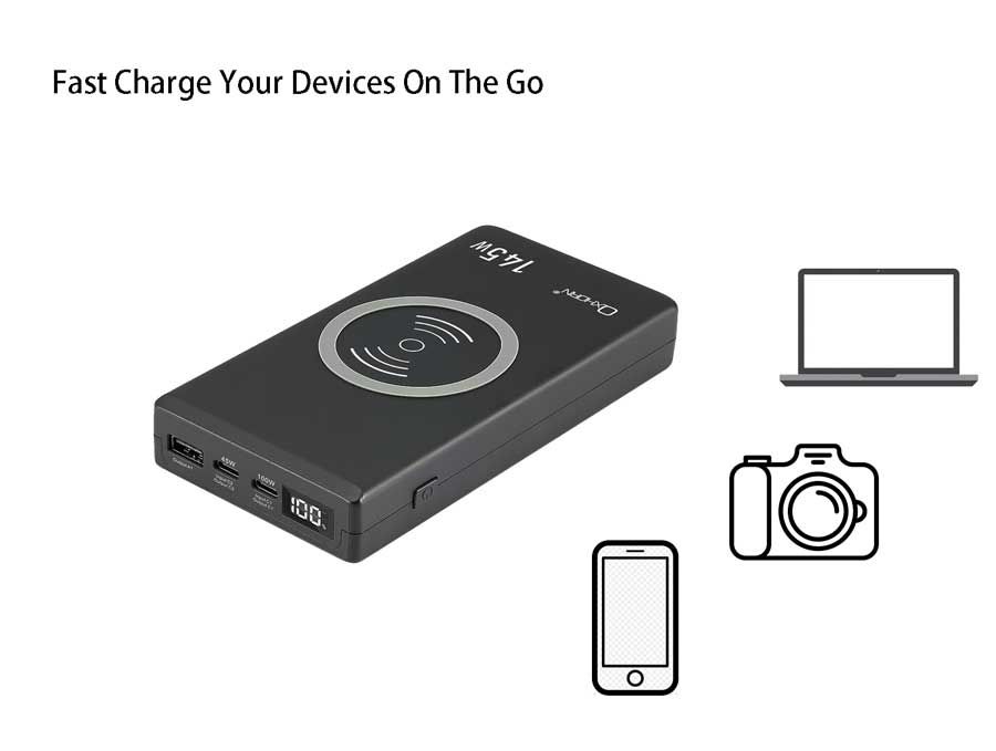 OXHORN NB-PB145W USB C PD Laptop Power Bank 145w view 4