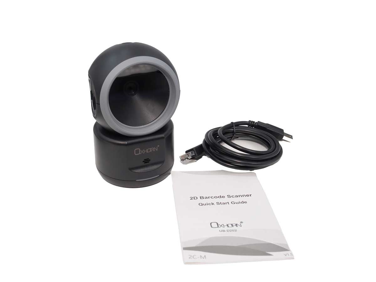 OXHORN UB-D202 Desktop 2D Barcode Scanner view 2