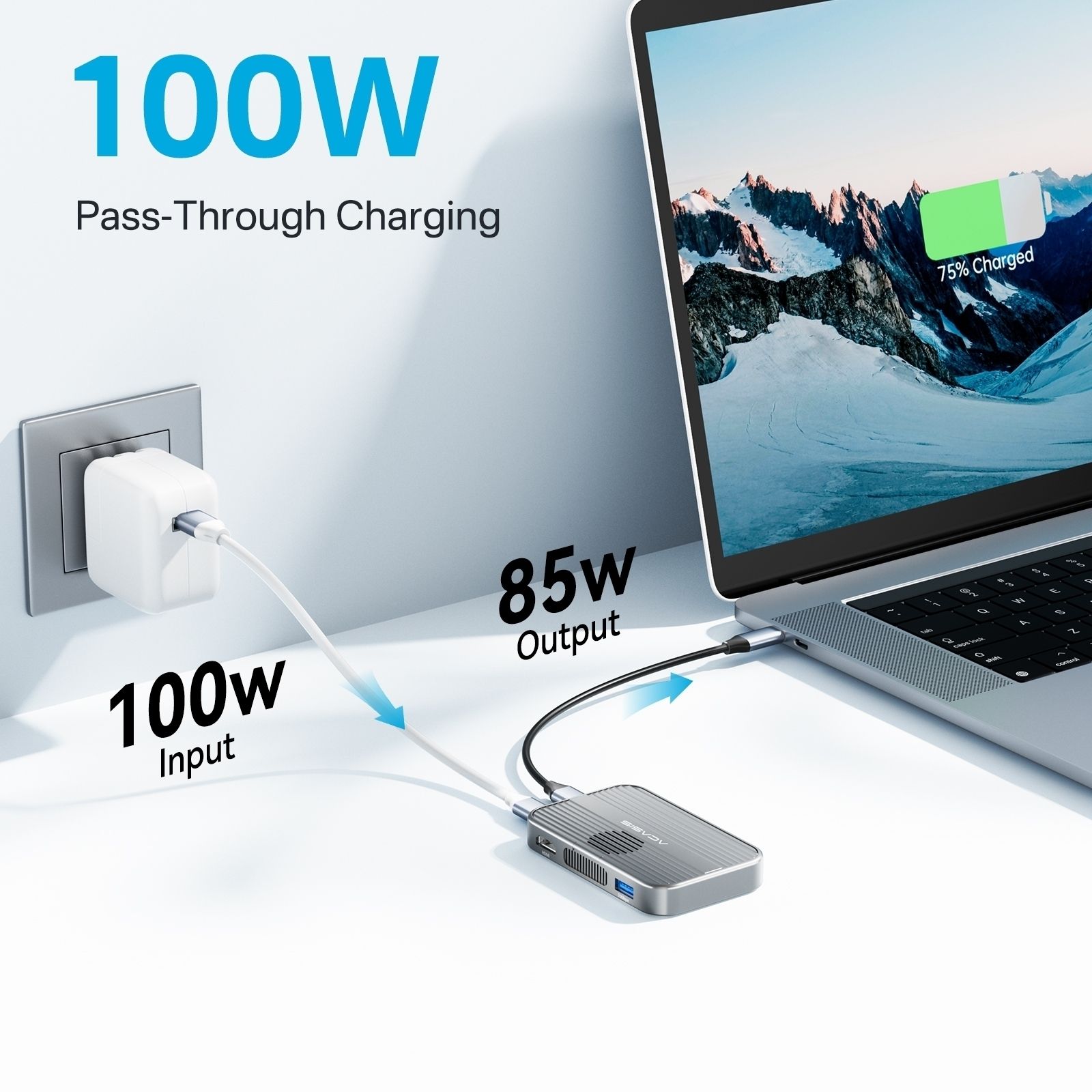 ACASIS EC1401 SSD+ 6-in-1 USB-C Docking Hub 10Gbps HDMI 4K 60Hz view 5