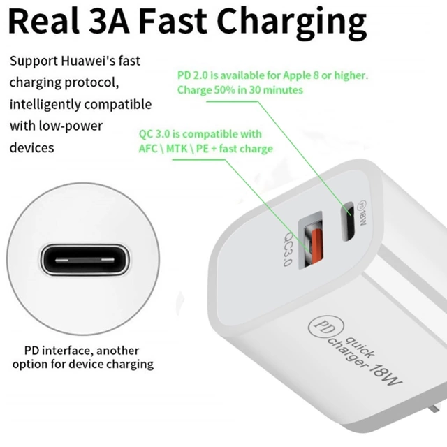 BDI 25W PD Quick Charger AU plug with USB and Type C Port SDC-25WACB -2pack view 3