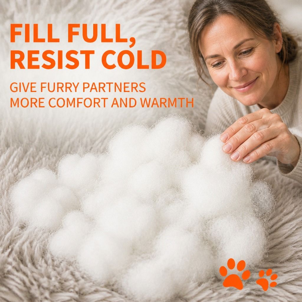 Dog Cat Pet Calming Bed Washable ZIPPER Cover Warm Soft Plush Round Sleeping 120cm view 6