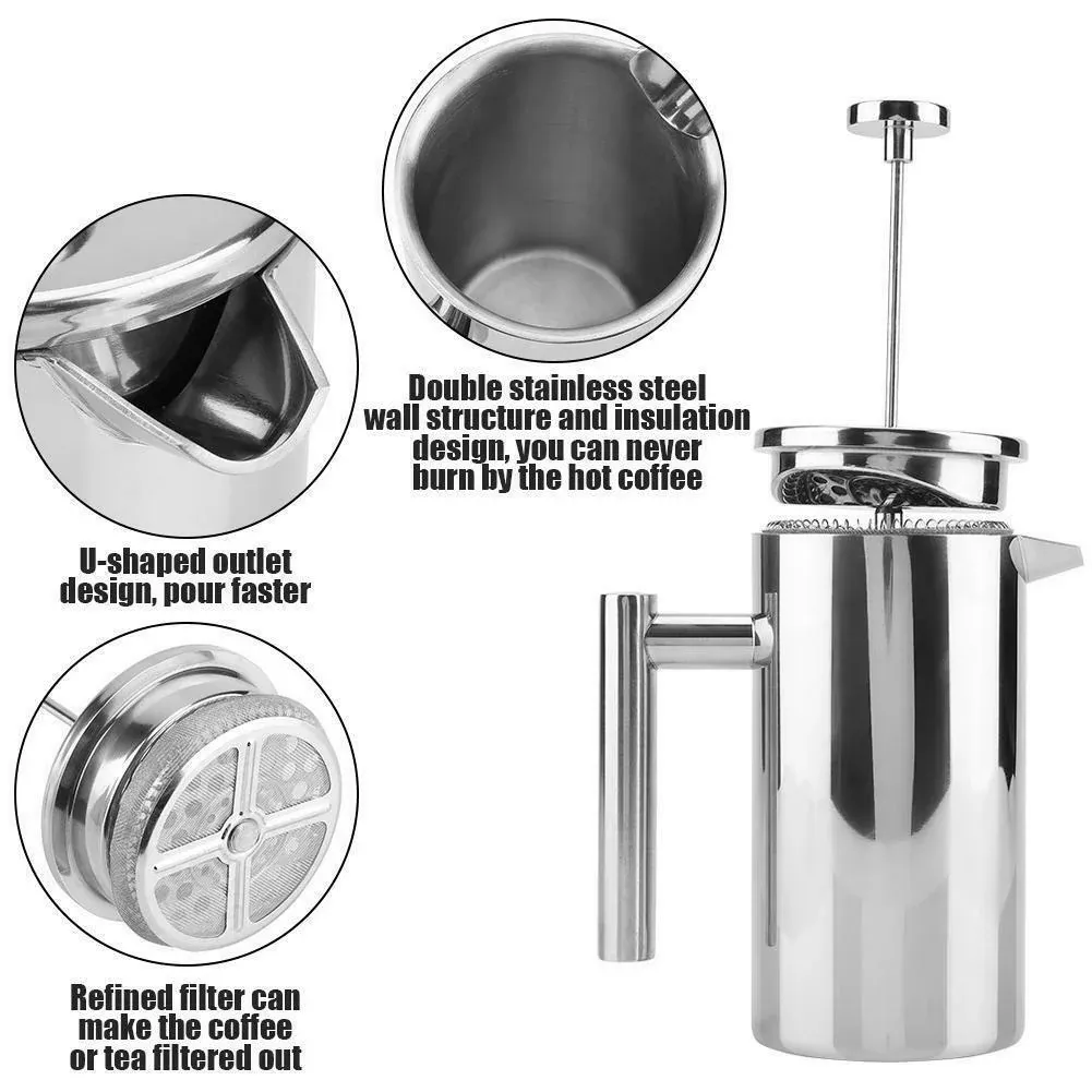 French Press Coffee Maker 350ml view 5