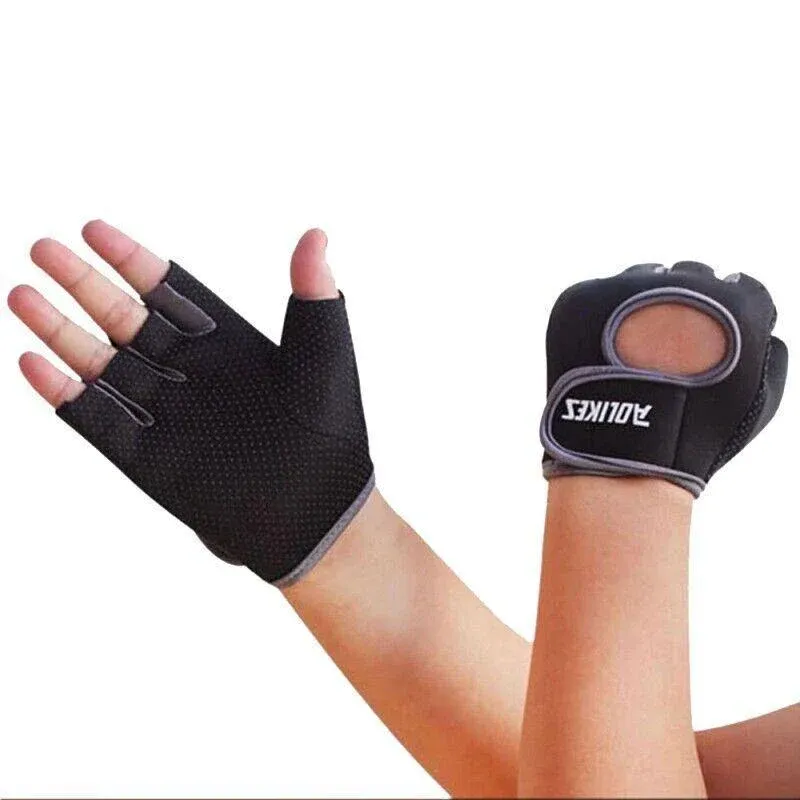 M Size Sports Gloves Weight Lifting Exercise Training Workout Bike Riding Men view 11