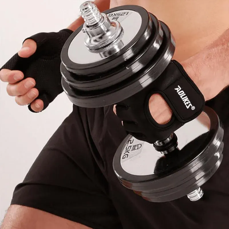 M Size Sports Gloves Weight Lifting Exercise Training Workout Bike Riding Men view 12