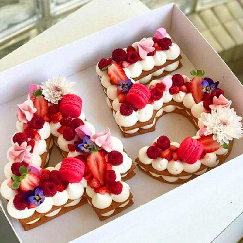 10 Inch Silicone Number Cake Mould Birthday Baking Pan Fondant Tools - 0 view 6