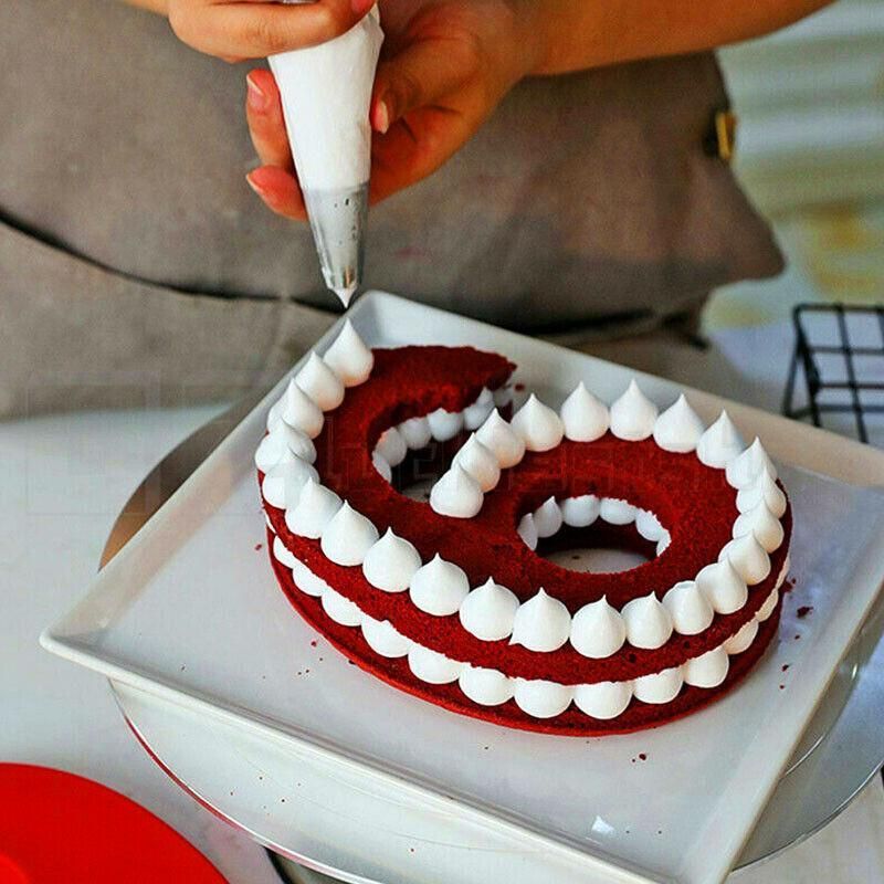 10 Inch Silicone Number Cake Mould Birthday Baking Pan Fondant Tools - 0 view 10