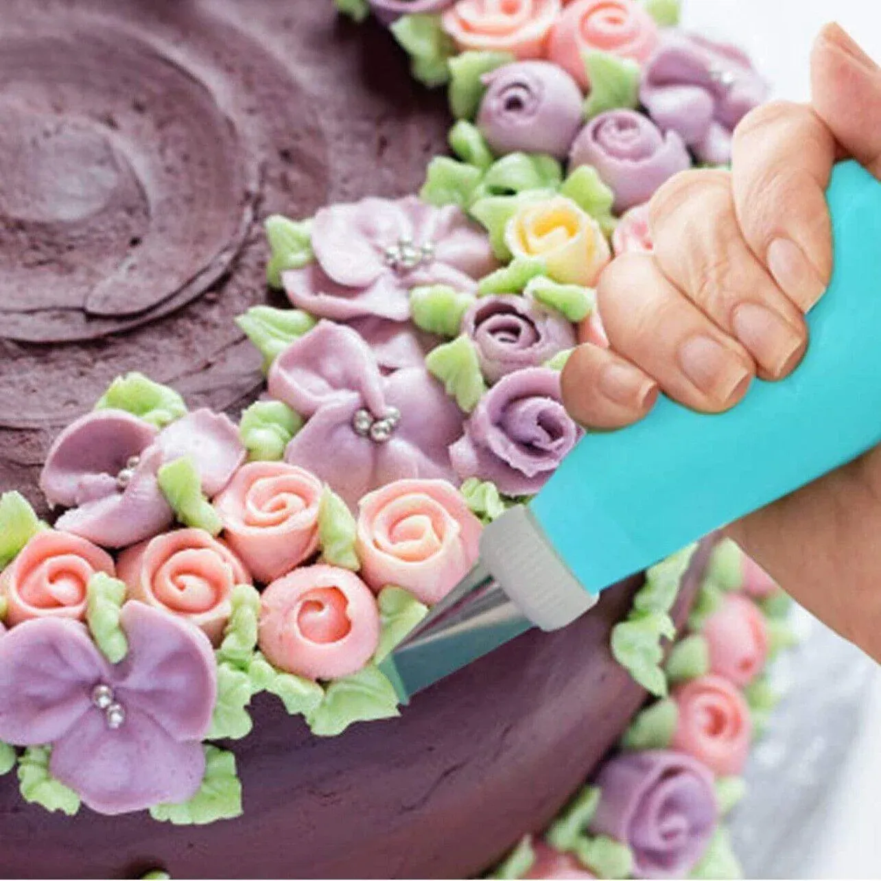 2/4PCS Reusable Silicone Pastry Bag DIY Icing Bags Cream Cake Decorating - 2 view 4