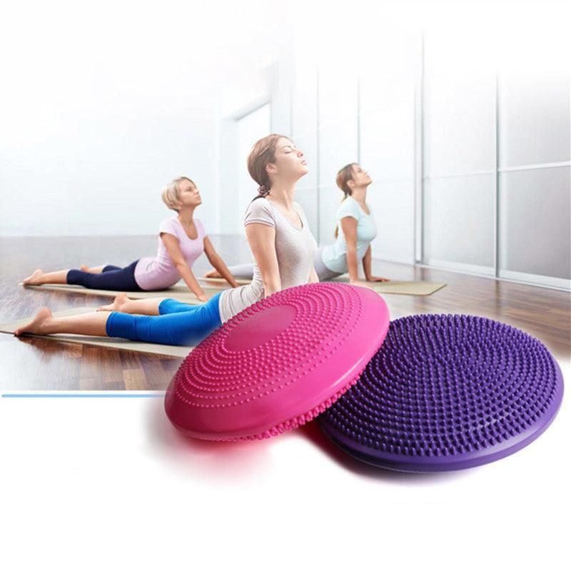 Balance Stability Cushion Wobble Air Disc Ankle Knee Strength Rehab Exercise view 4