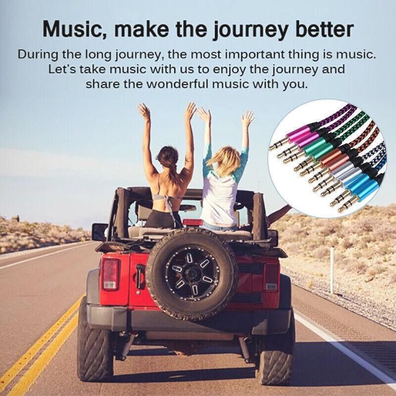 AUX Cable 3.5mm Stereo Audio Input Extension Male to Male Auxiliary Car Cord view 13