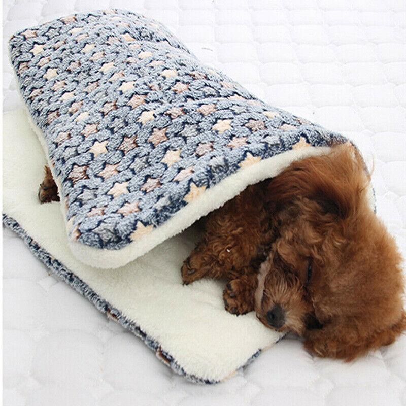 L Size Puppy Dog Cat Cushion Mattress Blanket Bed Soft Warm Pad Winter Kennel view 6