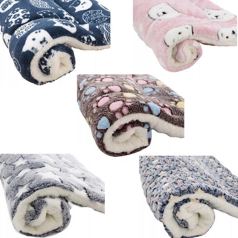 L Size Puppy Dog Cat Cushion Mattress Blanket Bed Soft Warm Pad Winter Kennel view 3